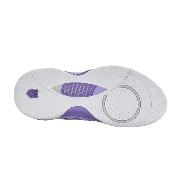 K-Swiss Hypercourt Supreme 2 - White/Lunar Rock/Purple Haze
