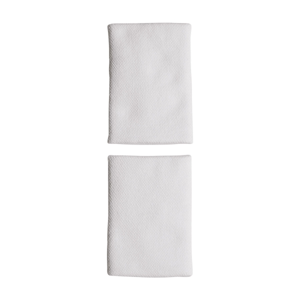adidas Pro Large Wristbands - White/Black