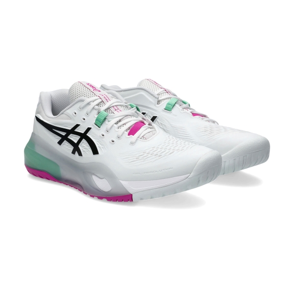ASICS Gel Resolution X - White/Aurora Green