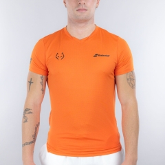 Babolat Juan Lebrón Crew Camiseta - Red Orange