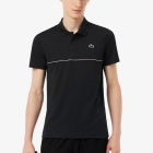 Lacoste Ultra Dry Graphic Polo - Noir Lacoste Ultra Dry Graphic Polo - Noir
