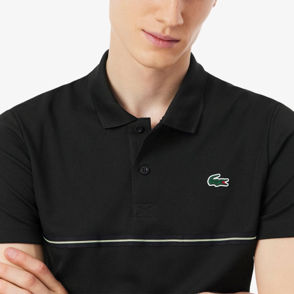 Lacoste Ultra Dry Graphic Polo - Noir