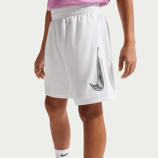Nike Multi 5in Pantaloncini Bambino - White/Black