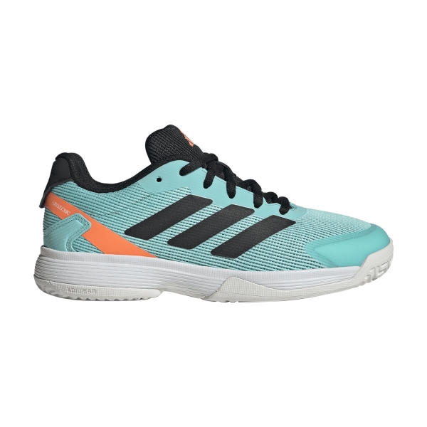 Junior's Padel Shoes adidas Ubersonic Junior  Flash Aqua/Core Black/Lucid Orange JR4511