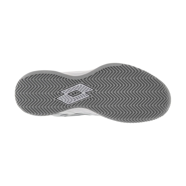 Lotto Mirage 100 II Clay - All White/Cool Gray