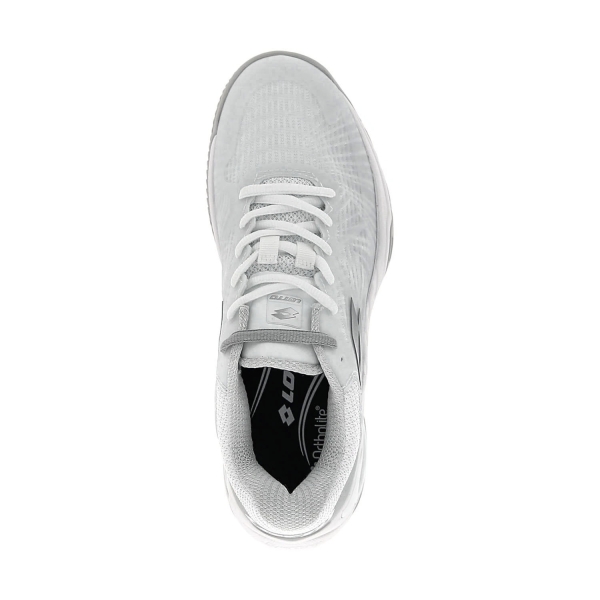 Lotto Mirage 100 II Clay - All White/Cool Gray