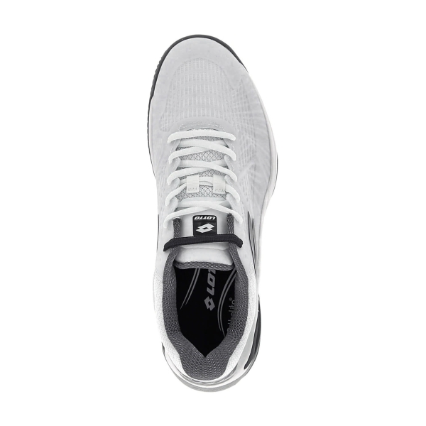 Lotto Mirage 100 II Clay - All White/Asphalt/Vapor Gray