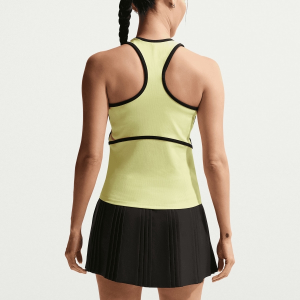 Nike Court Advantage Novelty Tank - Light Lemon Twist/Black