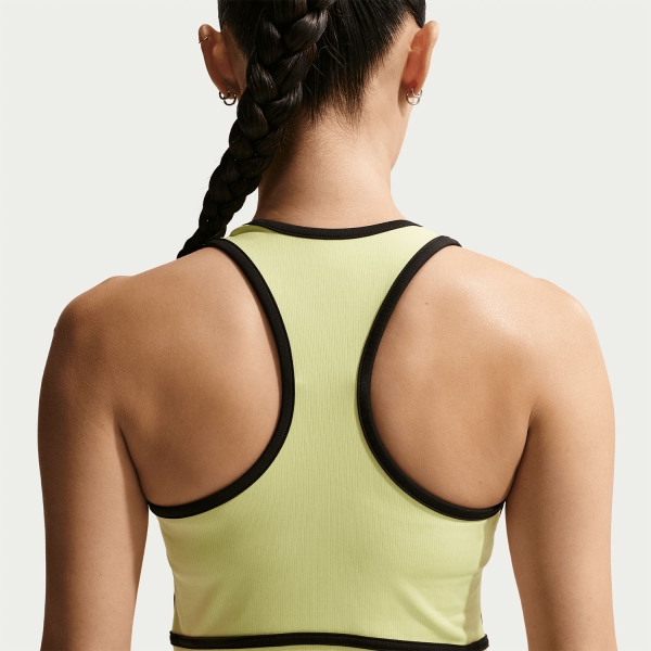 Nike Court Advantage Novelty Tank - Light Lemon Twist/Black