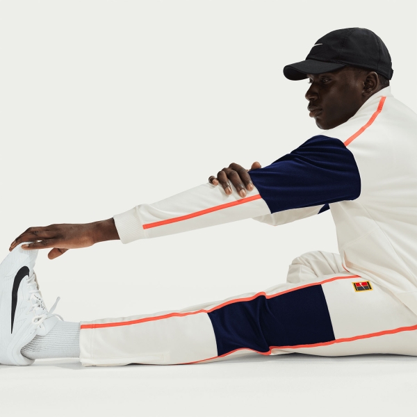 Nike Court Heritage Pantalones - Sail/Turf Orange