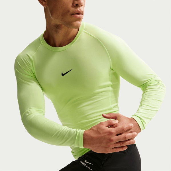 Nike Dri-FIT Pro Camisa - Light Liquid Lime/Black