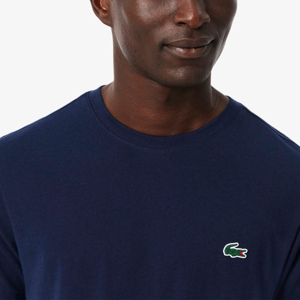 Lacoste Ultra Dry Pro T-Shirt - Bleu Marine/Blanc