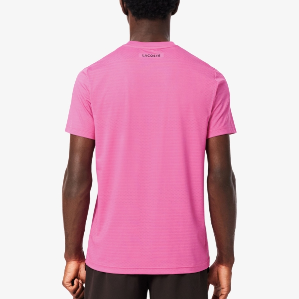 Lacoste Ultra Dry Jacquard Maglietta - Rose