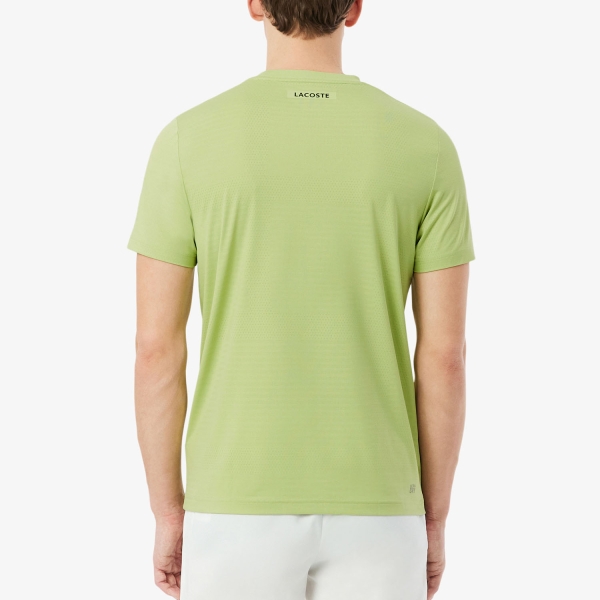 Lacoste Ultra Dry Jacquard Maglietta - Vert
