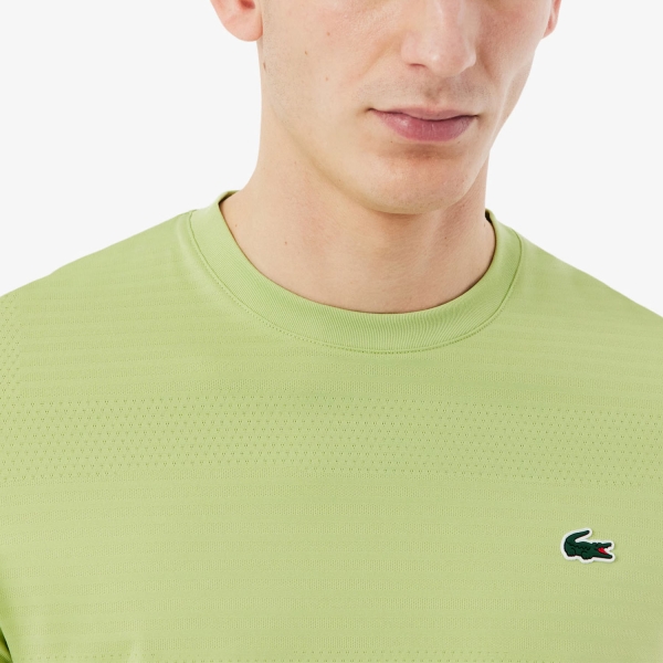Lacoste Ultra Dry Jacquard Maglietta - Vert