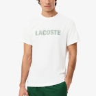 Lacoste Printed T-Shirt - Blanc/Vert