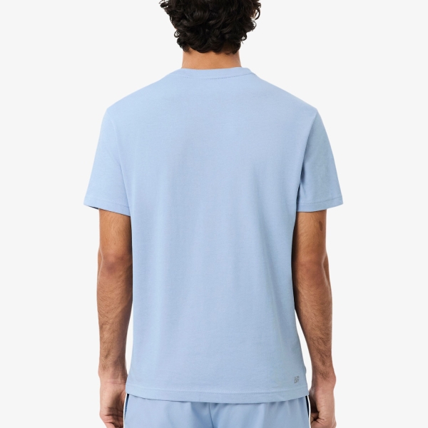 Lacoste Printed Camiseta - Bleu Clair/Aey/Bleu Marine