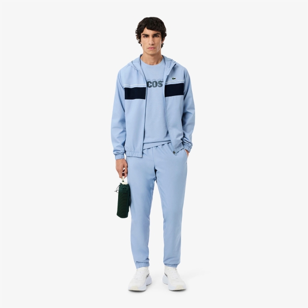 Lacoste Printed Camiseta - Bleu Clair/Aey/Bleu Marine