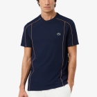 Lacoste Ultra Dry Pique Maglietta - Bleu Marine Lacoste Ultra Dry Pique Maglietta - Bleu Marine