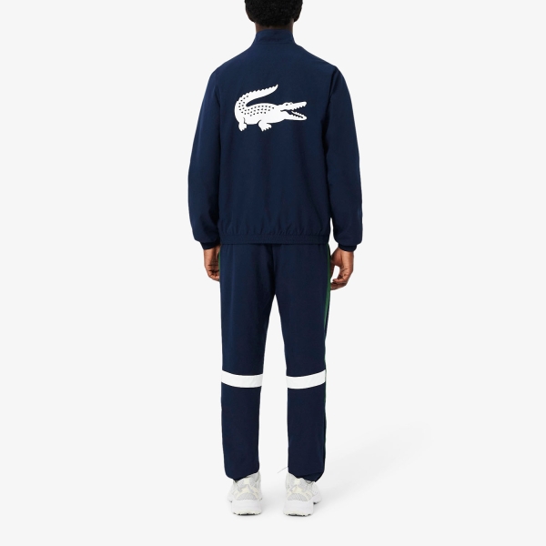 Lacoste Printed Tracksuit - Bleu Marine/Blanc