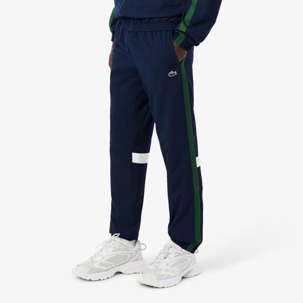 Lacoste Printed Tracksuit - Bleu Marine/Blanc