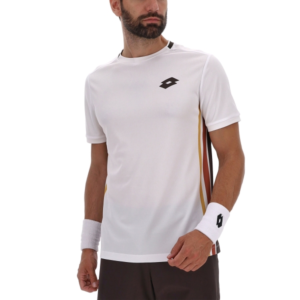 Men's T-Shirt Padel Lotto Tech VI D1 TShirt  Bright White 2233300F1
