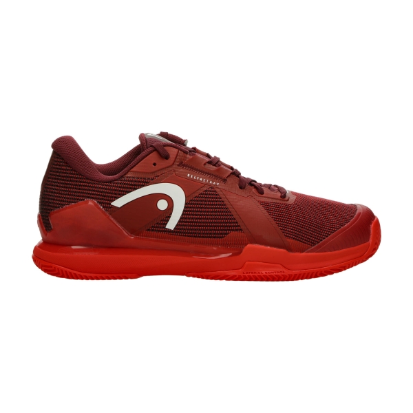 Scarpe Padel Uomo HEAD Sprint Pro 4.0 Clay  Red/Dark Red 273156 RDDR