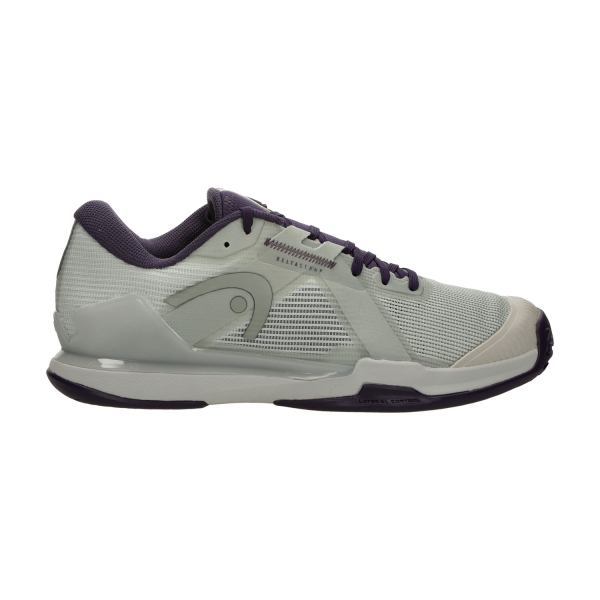 Scarpe Padel Uomo HEAD Sprint Pro 4.0  Light Grey/Purple Night 273166 LGPN