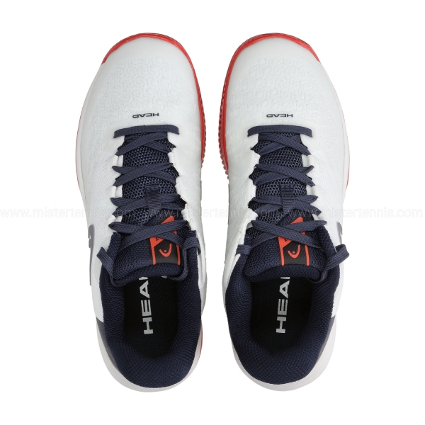 HEAD Revolt Pro 5.0 Clay Niños - White/Navy
