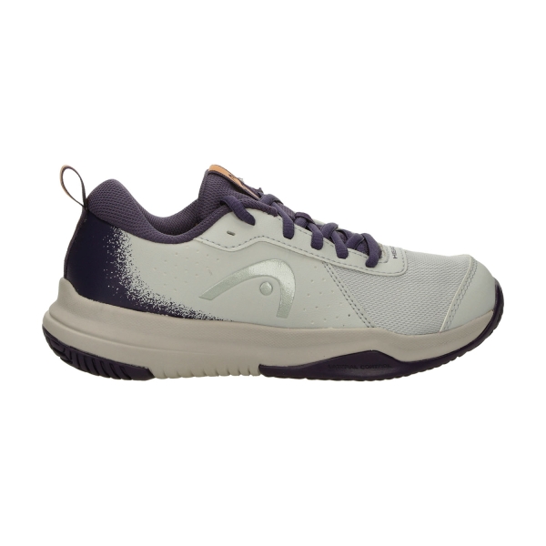 Zapatillas Padel Niños HEAD Sprint Court 4.0 Ninos  Light Grey/Purple Night 275426 LGPN
