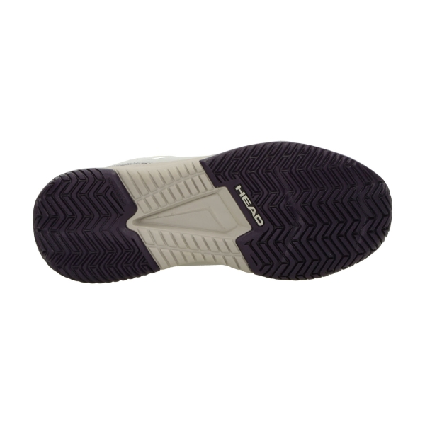 HEAD Sprint Court 4.0 Niños - Light Grey/Purple Night