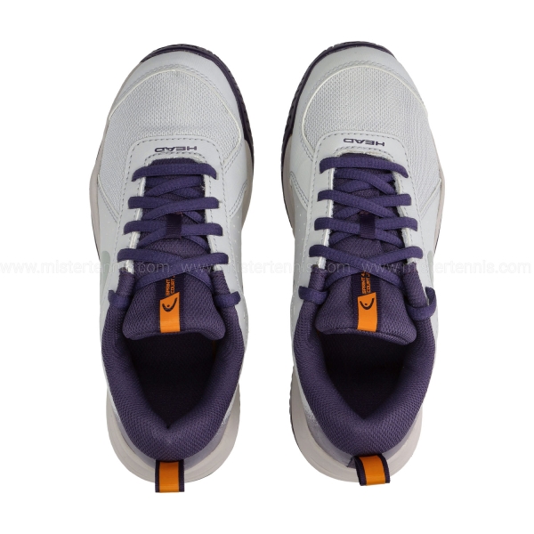 HEAD Sprint Court 4.0 Niños - Light Grey/Purple Night