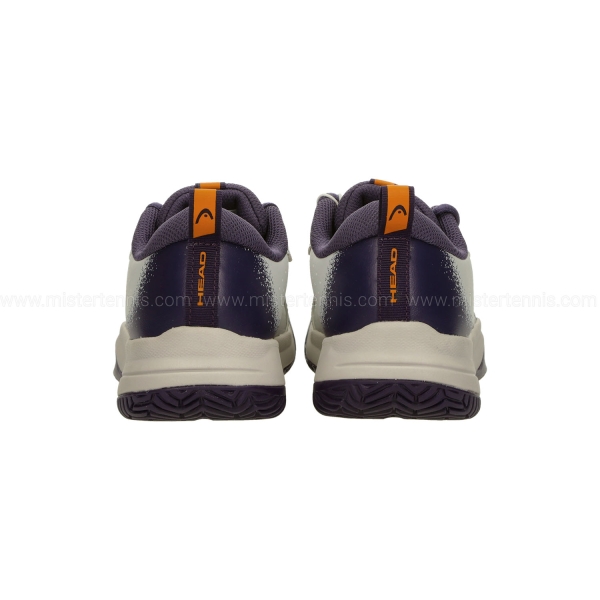 HEAD Sprint Court 4.0 Niños - Light Grey/Purple Night