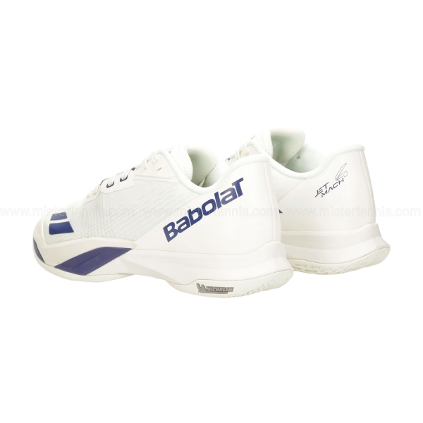 Babolat Jet Mach 4 All Court - Cream/Dark Blue