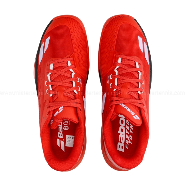 Babolat Jet Mach 4 All Court - Cherry Tomato/White