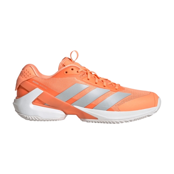 Women's Padel Shoes adidas ADIZERO Ubersonic 5 Clay  Beam Orange/Halo Blue/FTWR White KJ4363
