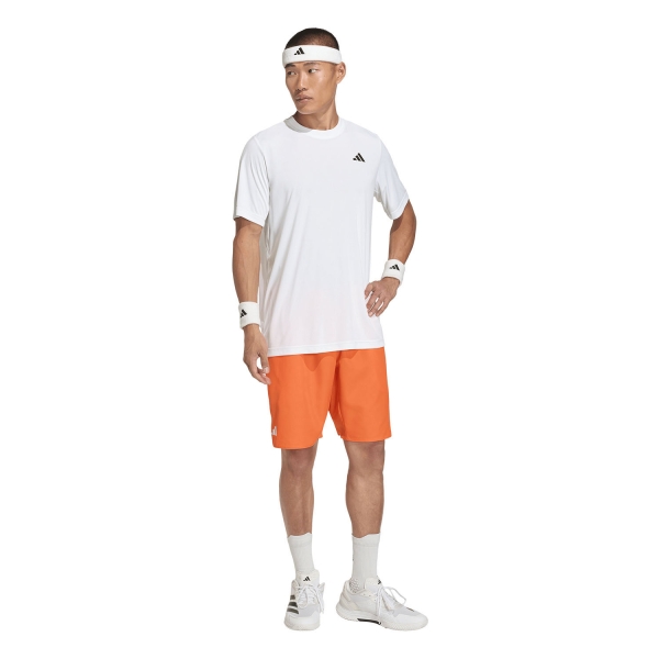 adidas Club CLIMACOOL 7in Shorts - Pure Orange