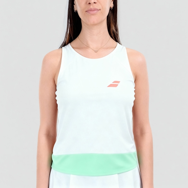 Top Padel Mujer Babolat Performance Pro Top  White 6WS260731000