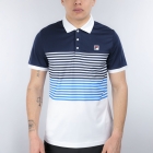 Fila BB Monte Carlo Polo - White/Navy/Simply Blue Comb
