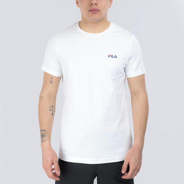 Men's T-Shirt Padel Fila Logo Pro TShirt  White FLU242300001