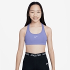 Nike Swoosh Logo Sujetador Deportivo Niña - Light Thistle/White