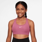 Nike Swoosh Logo Sujetador Deportivo Niña - Peony/White