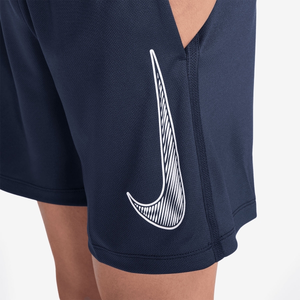 Nike Multi 5in Pantaloncini Bambino - Midnight Navy/White