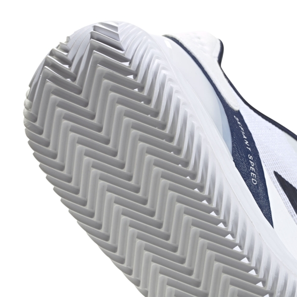 adidas Defiant Speed 2 Clay - Cloud White/Dark Blue/Core Black