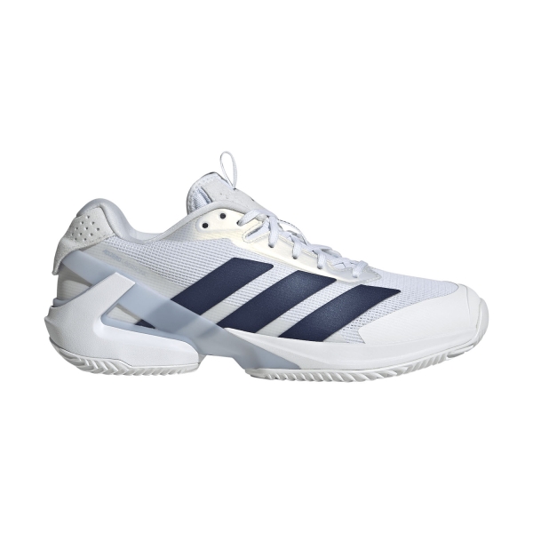 Women's Padel Shoes adidas ADIZERO Ubersonic 5 Clay  FTWR White/Dark Blue/Crystal Sky JR1761