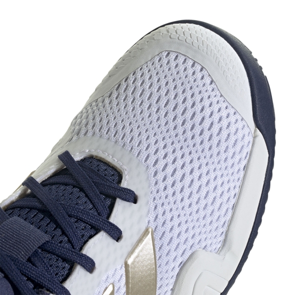 adidas Barricade Bambini - FTWR White/Cyber Metallic/Dark Blue
