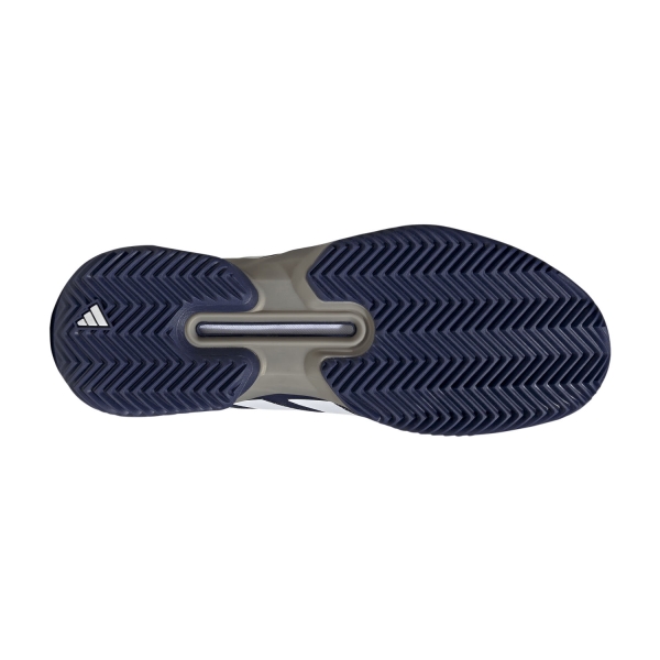 adidas ADIZERO Ubersonic 5 Clay - Dark Blue/FTWR White/Cyber Metallic