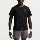 Nike Court Advantage Printed T-Shirt - Black/White Nike Court Advantage Printed T-Shirt - Black/White