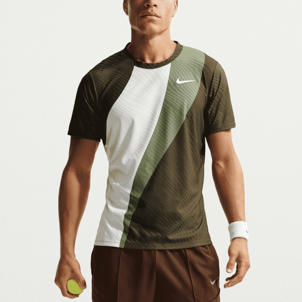 Men's T-Shirt Padel Nike Court Slam TShirt  Sail/Dark Hazel/White IB0201133