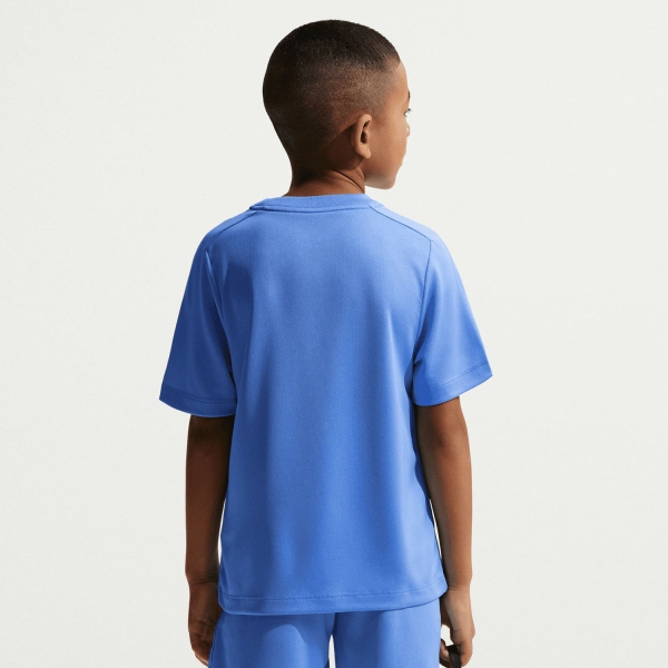 Nike Multi Swoosh Maglietta Bambino - University Blue/White